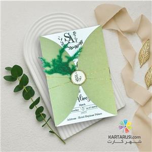 کارت عروسی شیک و جدید پک 10 عددی کد 522