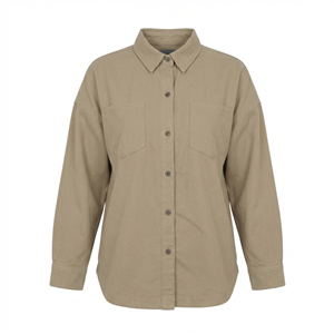 شومیز زنانه کتان جیب دار اسپرت کژوال