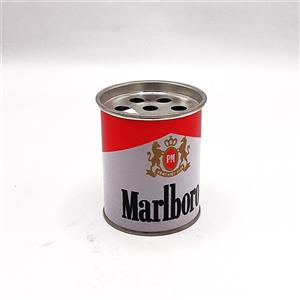 ✨زیر سیگاری قوطی فلزی طرح مارلبورو🔴⚪️