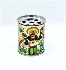 ✨زیر سیگاری قوطی فلزی طرح جنگل و باب مارلی 🌳🐅