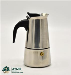 🇮🇹موکاپات ایتالیایی روگازی سیلور  2 کاپ | قهوه‌ساز کلاسیک ایتالیایی✨☕️