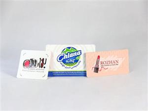 کارت ویزیت لمینت برجسته ویزیتی دورگرد