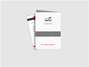 پوشه پشت طوسی 230 گرم ( دو رنگ مشکی و قرمز)