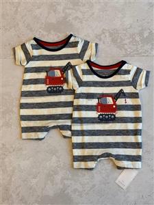 رامپر راه راه جرثقیل فیلی برند mothercare
