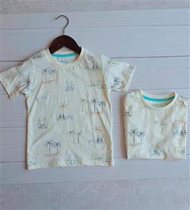 تیشرت پسرانه نخل و دوچرخه برند Carters