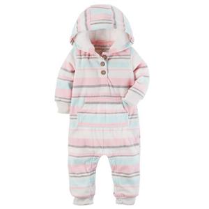 سرهمی فوتر دخترانه راه راه برند Carters