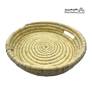 سینی حصیری کپوبافی 30 سانتی روستیک