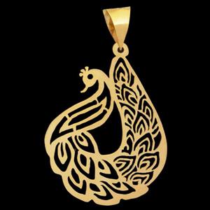 گردنبند طلا 18 عیار زنانه با طرح مینیمال طلای مستجابی مدل قلب کاملیا کد T1999