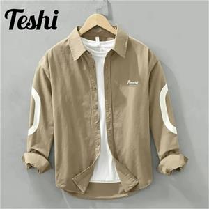 پیراهن کتان پاییزه نسکافه ای