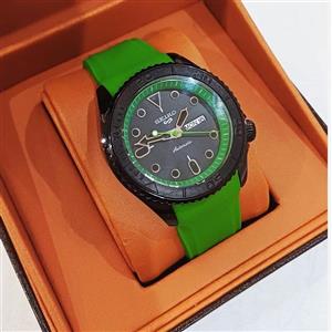 ساعت مچی مردانه سیکو خلبانی SEIKO Yacht Master بند رابر مدل 630111 تک ثانیه