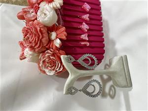 گوشواره جواهری استیل