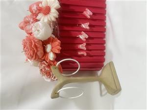 گوشواره حلقه ای استیل رنگ سفید