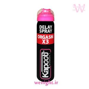 اسپری تاخیری کاپوت مدل OrgasmX3 حجم 65 میلی لیتر