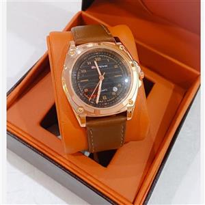 ساعت مچی مردانه و زنانه بند چرم Porative ژاپن مدل p1339 خانمان مدل 342529