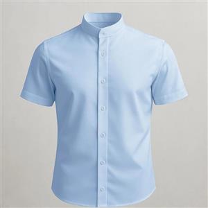 پیراهن آستین کوتاه یقه دیپلمات مردانه مدل آریا کد ABE