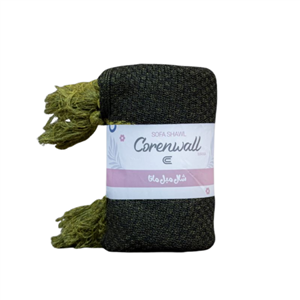 شال مبل کلکسیون مانا سایز 180*140 سانتی متر رنگ نسکافه ای-خاکی