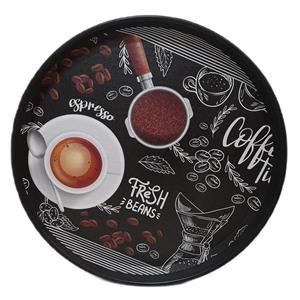 سینی مدل گرد طرح espresso