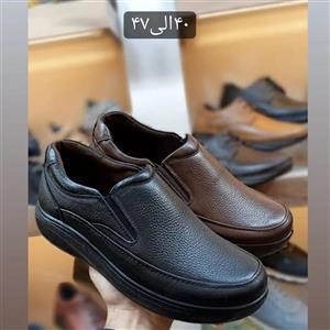 کفش طبی چرم بزرگپا ومردانه 40تا48 مدل طبی