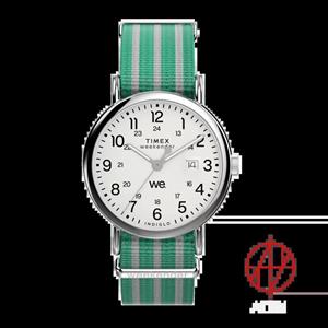 ساعت مچی عقربه‌ای زنانه تایمکس Timex مدل TW2Y08800 سری Weekender – با بند ناتو راه راه