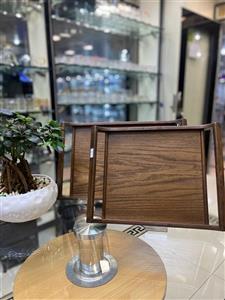 سینی مستطیل  راش ماهگونی  NEW دسته جدید  نامارا  دو سایز