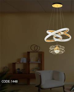لوستر آویز مدرن SMD سه حالته نیک لایت مدل1361 خانمان مدل 348294