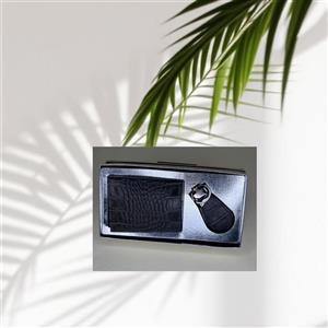 نیم ست جاکلیدی دار چرم اصلی کد 101 طوسی