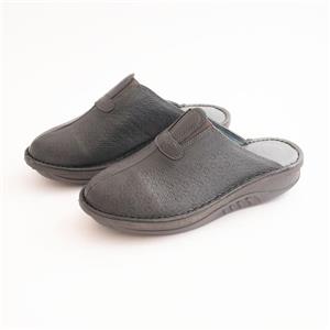 صندل طبی چرم طبیعی زنانه کد 228 مشکی