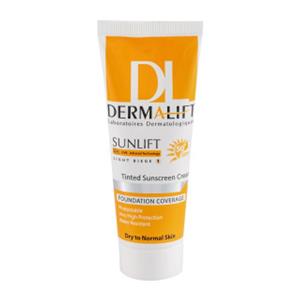 کرم ضد آفتاب رنگی شماره 01 درمالیفت با SPF50 مناسب پوست چرب حجم 40 میلی لیتر