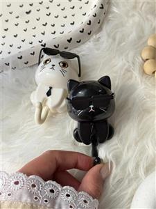 جاکلیدی دیواری طرح گربه