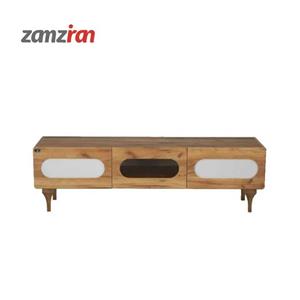 میز تلویزیون متین ملچ قهوه ای مدل R495 سایز 160 سانتی