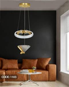 لوستر آویز مدرن SMD سه حالته نیک لایت مدل1103 خانمان مدل 347809