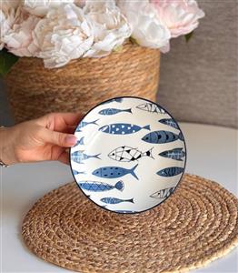 پیش دستی دسر زاراهوم کد 037 طرح ماهی