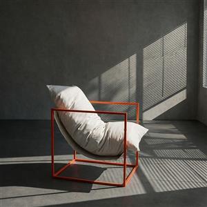 مبل مینیمال رَهان-نارنجی