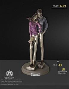 مجسمه برند گلدن گیفت طرح رمانتیک مدرن