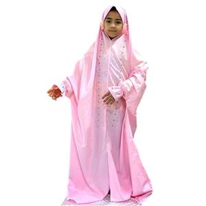 چادر نماز دخترانه مدل استین دار جشن تکلیف