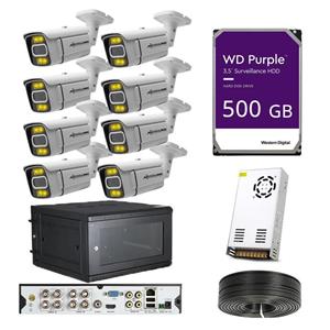سیستم امنیتی مدل CAMERA 8 - AXESSLINK مجموعه 8 عددی
