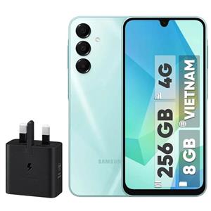 گوشی موبایل سامسونگ مدل Galaxy A16 4G دو سیم کارت ظرفیت 256 گیگابایت و رم 8 گیگابایت - ویتنام - به همراه شارژر 25 وات سامسونگ