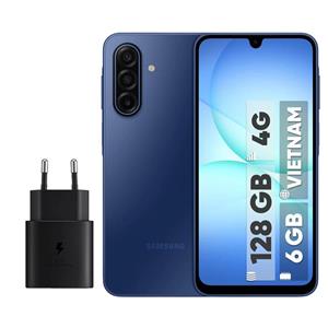 گوشی موبایل سامسونگ مدل Galaxy A17 4G دو سیم کارت ظرفیت 128 گیگابایت و رم 6 گیگابایت - ویتنام به همراه شارژر 25 وات سامسونگ
