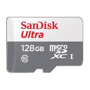 کارت حافظه microSDXC سن دیسک مدل Ultra کلاس 10 استاندارد UHS-I U1 سرعت 100MBps ظرفیت 128 گیگابایت