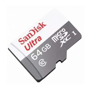 کارت حافظه microSDXC سن دیسک مدل Ultra کلاس 10 استاندارد UHS-I U1 سرعت 100MBps ظرفیت 64 گیگابایت