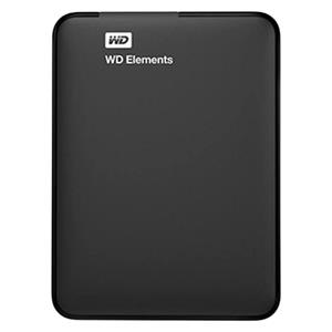 هارد اکسترنال وسترن دیجیتال مدل Elements  ظرفیت چهار ترابایت دارای رابط USB Type-A 3.2
