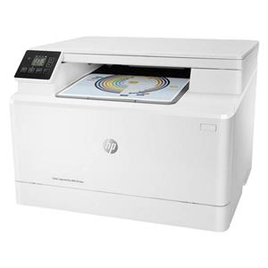 پرینتر لیزری چندکاره رنگی اچ پی مدل Color LaserJet Pro MFP M182n با اتصال باسیم و بی‌سیم، سایز چاپ A4