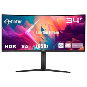مانیتور خمیده گیمینگ 34 اینچ فاطر مدل C34-165B1 34 inch Curve