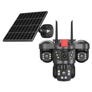 دوربین مداربسته تحت شبکه مدل خورشیدی سه‌لنز