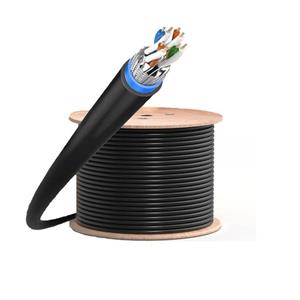 کابل شبکه Cat6 نگزنس مدل Cat6 SFTP Outdoor Double Jacket nx دو روکشه