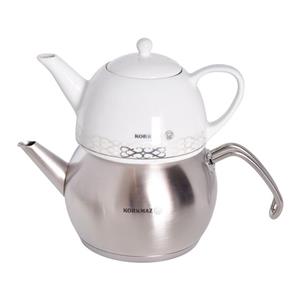 ست کتری قوری کرکماز مدل  Tombik Satin کد 03-104 گنجایش کتری 2 لیتر گنجایش قوری 1 لیتر