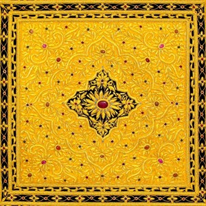 فرش جواهر دستبافت یک متری زرموند مدل Royal کد 1
