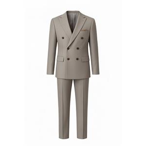 کت و شلوار مردانه مدل دبل برست شش دکمه
