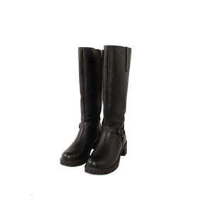 بوت چرمی روزمره زنانه Ava HC Boot رنگ Jet black 36