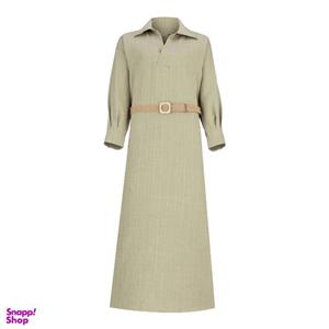 مانتو زنانه السانا مدل چمان کد 222919 رنگ سبز سدری